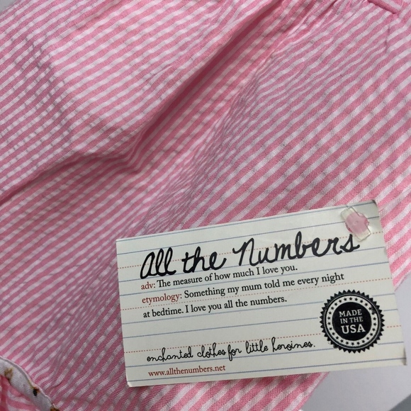 All The Numbers Dress Girls 12-18 Ruffle Jumper Co - Picture 7 of 8